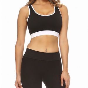 Black & White Sports Bra!